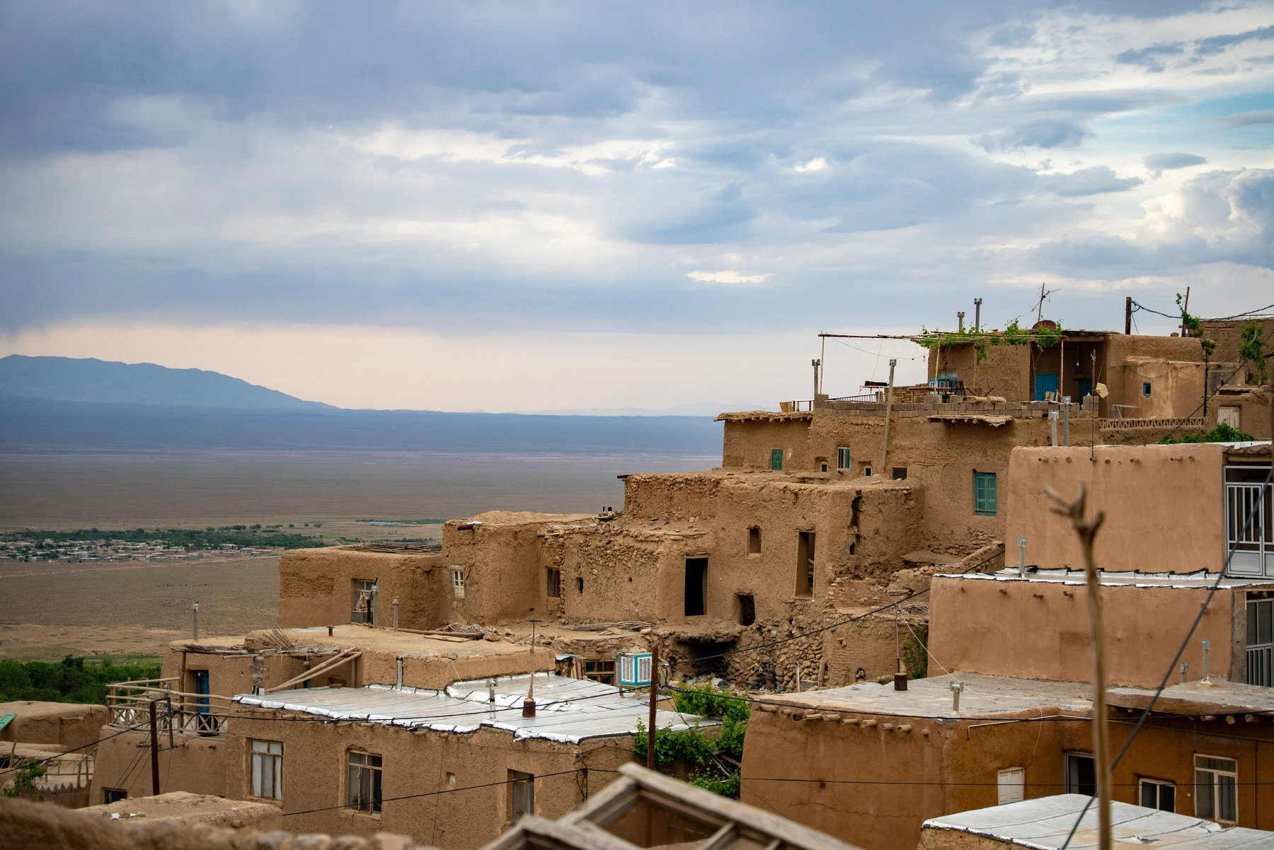 Terraced Mud-Brick Architecture
